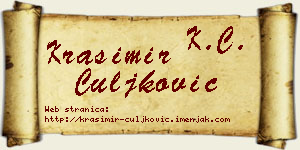 Krasimir Čuljković vizit kartica